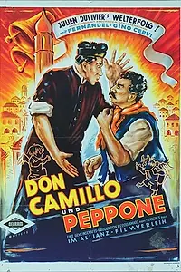 Постер к фильму «Дон Камилло и депутат Пеппоне (1955)»