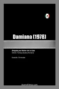 Главный постер фильма «Damiana (1978)»