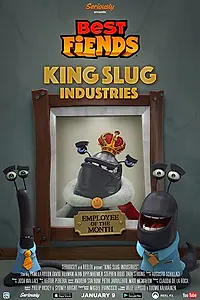 Главный постер мультфильма «Best Fiends: King Slug Industries (2020)»