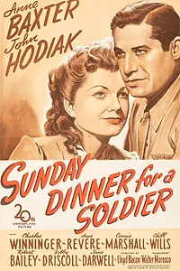 Главный постер фильма «Sunday Dinner for a Soldier (1944)»