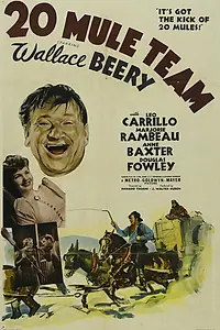 Главный постер фильма «Упряжка из двадцати мулов (1940)»