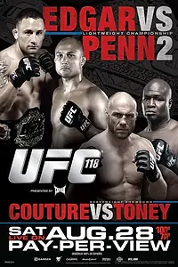 Главный постер фильма «UFC 118: Edgar vs. Penn 2 (2010)»