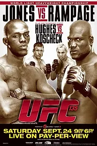 Главный постер фильма «UFC 135: Jones vs. Rampage (2011)»