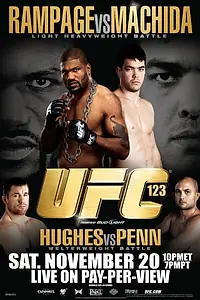 Постер к фильму «UFC 123: Rampage vs. Machida (2010)»