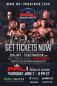 Постер к фильму «Professional Fighters League 2018 #1: Regular Season (2018)»
