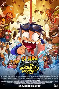 Главный постер мультфильма «Si Juki the Movie: Harta Pulau Monyet (2021)»