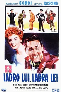 Главный постер фильма «Он вор, она воровка (1958)»