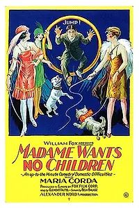 Главный постер фильма «Мадам не хочет детей (1926)»