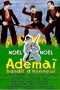 Главный постер фильма «Адемаи — бандит чести (1943)»