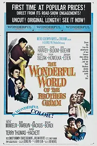 Главный постер мультфильма «Чудесный мир братьев Гримм (1962)»