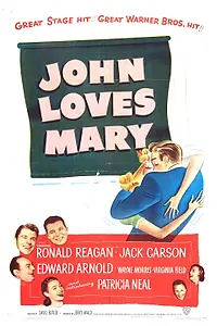 Главный постер фильма «Джон любит Мэри (1949)»