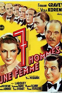 Главный постер фильма «Семь мужчин, одна женщина (1936)»