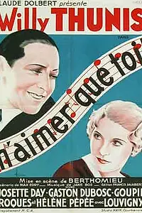 Постер к фильму «N'aimer que toi (1934)»