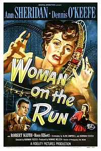 Главный постер фильма «Женщина в бегах (1950)»
