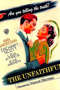 Главный постер фильма «Неверная (1947)»