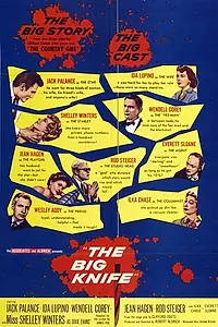 Главный постер фильма «Большой нож (1955)»