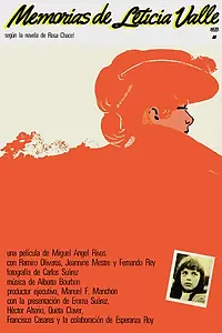 Главный постер фильма «Воспоминания Летисии де Валье (1979)»