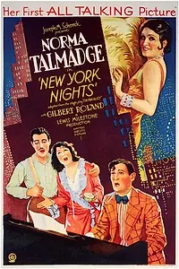 Главный постер фильма «Нью-йоркские ночи (1929)»
