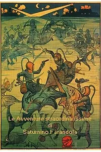 Постер к фильму «Необычайные приключения Сатурнино Фарандолы (1913)»