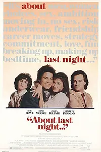 Постер к фильму «Что случилось прошлой ночью (1986)»