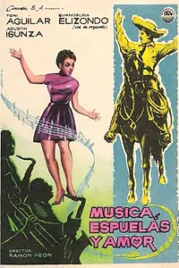 Главный постер фильма «Música, espuelas y amor (1955)»