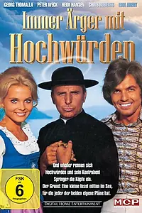 Постер к фильму «От преподобного одни неприятности (1972)»