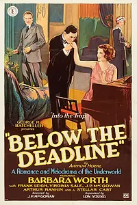 Постер к фильму «Below the Deadline (1929)»