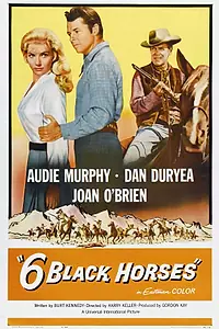 Главный постер фильма «Шесть черных скакунов (1962)»
