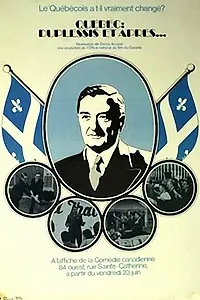 Постер к фильму «Квебек: Дюплесси и после... (1972)»