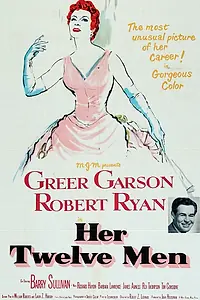Постер к фильму «Её двенадцать мужчин (1954)»