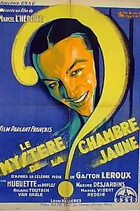Главный постер фильма «Тайна жёлтой комнаты (1930)»