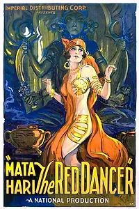 Главный постер фильма «Мата Хари, красная танцовщица (1927)»