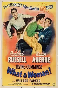 Главный постер фильма «Что за женщина! (1943)»