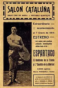 Главный постер фильма «Spartaco (1913)»