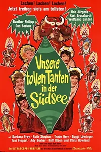 Постер к фильму «Unsere tollen Tanten in der Südsee (1964)»