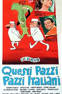 Постер к фильму «Questi pazzi, pazzi italiani (1965)»