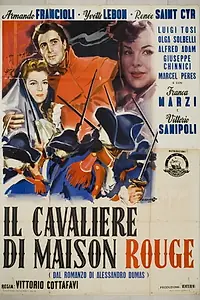 Главный постер фильма «Кавалер ди Мезон Руж (1954)»