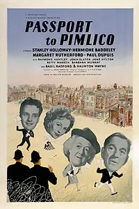 Главный постер фильма «Пропуск в Пимлико (1949)»