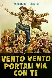 Главный постер фильма «Vento, vento, portali via con te (1976)»