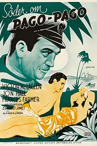 Главный постер фильма «К югу от Паго-Паго (1940)»
