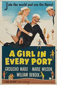 Постер к фильму «Девушка в каждом порту (1952)»