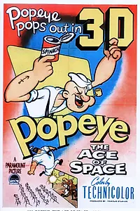 Главный постер мультфильма «Popeye, the Ace of Space (1953)»