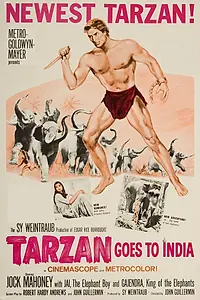 Постер к фильму «Тарзан едет в Индию (1962)»