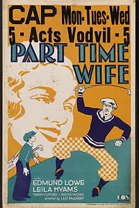 Главный постер фильма «Временная жена (1930)»