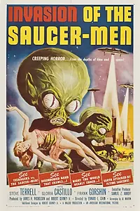 Постер к фильму «Вторжение обитателей летающих тарелок (1957)»