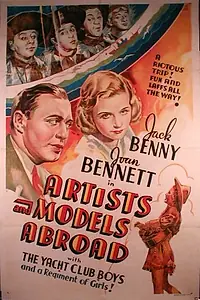 Постер к фильму «Художники и модели за границей (1938)»
