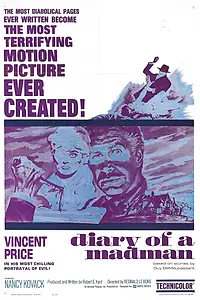 Главный постер фильма «Дневник сумасшедшего (1962)»