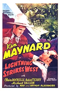 Постер к фильму «Lightning Strikes West (1940)»