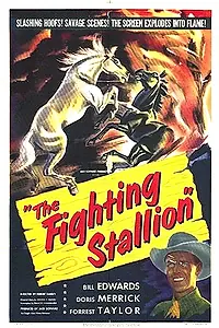 Главный постер фильма «The Fighting Stallion (1950)»