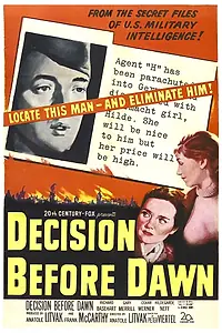 Постер к фильму «Решение перед рассветом (1951)»
